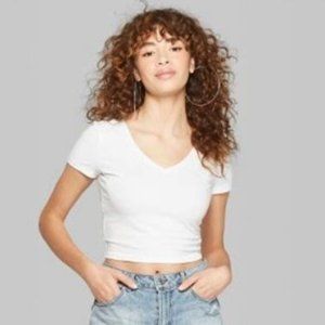 Wild Fable Fitted Cropped TShirt